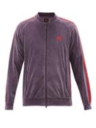 Matchesfashion.com Needles - Butterfly-embroidered Cotton-blend Track Jacket - Mens - Purple