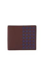 Matchesfashion.com Bottega Veneta - Bi Colour Intrecciato Leather Wallet - Mens - Brown Multi
