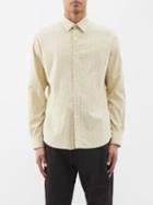 Maison Margiela - Striped Cotton Shirt - Mens - Yellow
