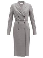 Matchesfashion.com Max Mara - Hidalgo Dress - Womens - Dark Grey