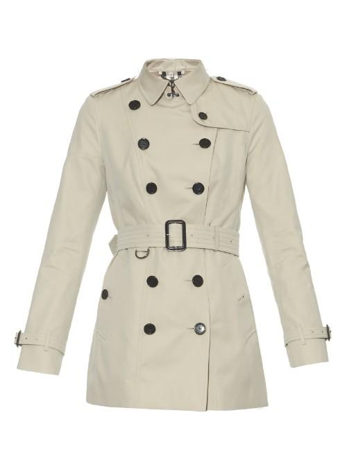 Burberry London Sandringham Short-length Gabardine Trench Coat