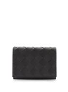 Bottega Veneta - Intrecciato Leather Bifold Cardholder - Mens - Black