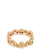 Maurizio Pintaldi Sapphire, Tsavorite & Rose-gold Ring