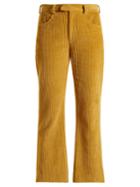 Isabel Marant Mereo Kick-flare Corduroy Cropped Trousers