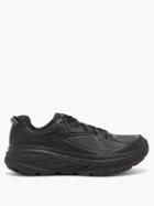 Matchesfashion.com Hoka One One - Bondi Leather Trainers - Mens - Black