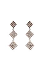 Matchesfashion.com Alessandra Rich - Crystal Embellished Drop Earrings - Womens - Crystal