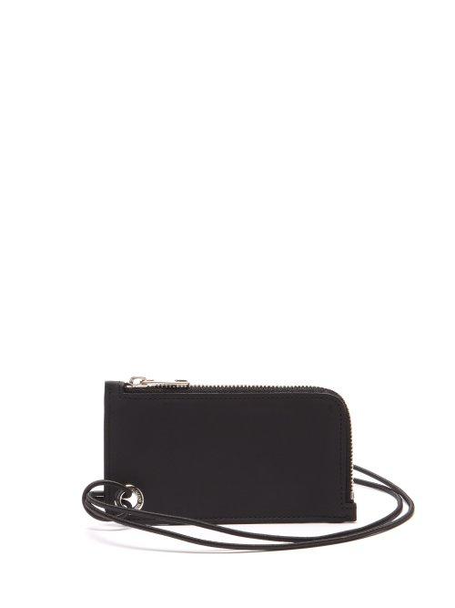 Matchesfashion.com Neil Barrett - Leather Cardholder - Mens - Black