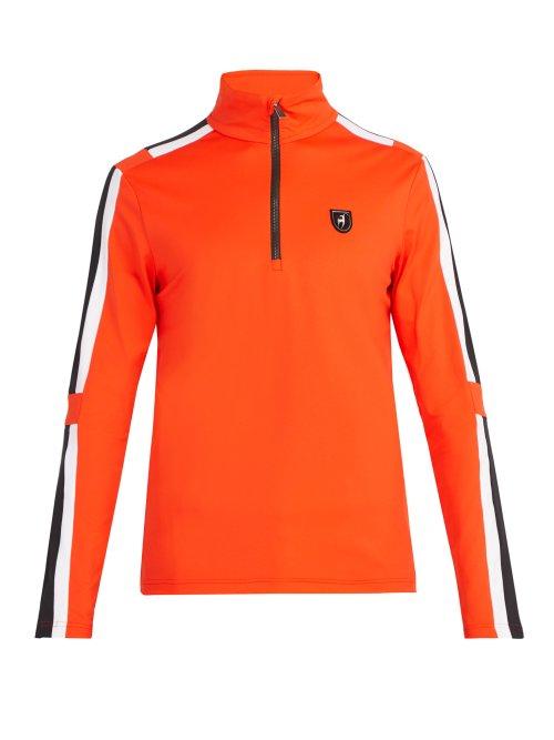 Matchesfashion.com Toni Sailer - Simon Half Zip Performance Top - Mens - Orange