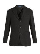 Matchesfashion.com Polo Ralph Lauren - Checked Tweed Blazer - Mens - Dark Grey