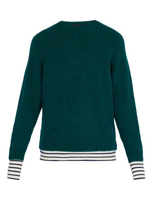 Matchesfashion.com Haider Ackermann - Wool Blend Sweater - Mens - Green