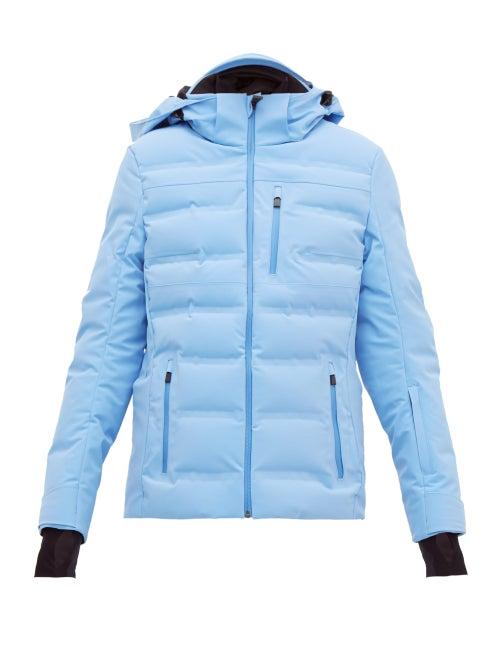 Matchesfashion.com Aztech Mountain - Nuke Quilted Down Technical Ski Jacket - Womens - Light Blue