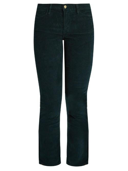 Frame Le High Straight-leg Corduroy Trousers