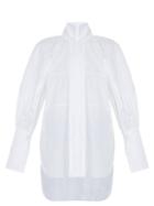 Ellery Faint Stand-collar Cotton Shirt