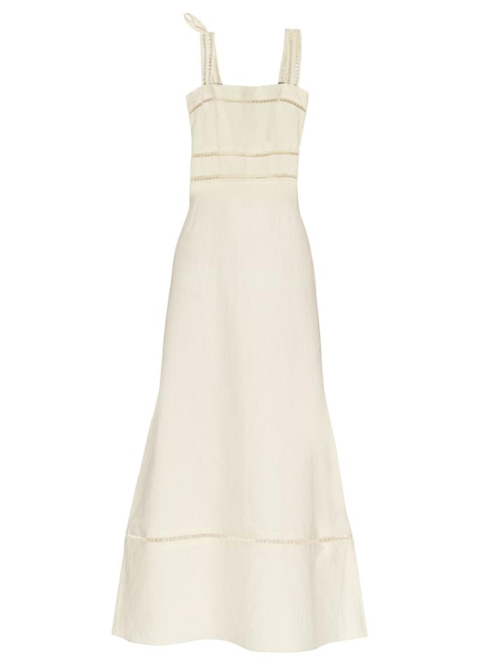 Isabel Marant Reign Linen And Cotton-blend Dress