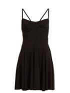 Matchesfashion.com Norma Kamali - Underwire Stretch Jersey Mini Dress - Womens - Black