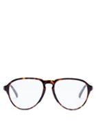 Matchesfashion.com Givenchy - Oversized Aviator Acetate Glasses - Womens - Tortoiseshell