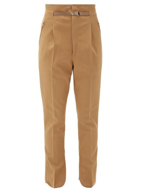 Matchesfashion.com Toga - High Waist Tailored Trousers - Womens - Beige