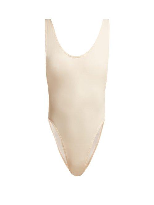 Matchesfashion.com Norma Kamali - Marissa Swimsuit - Womens - Light Pink