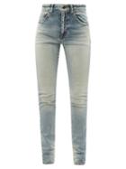Matchesfashion.com Saint Laurent - High-rise Skinny-leg Jeans - Womens - Light Denim