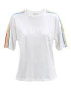 The Upside - Panama Carla Logo-print Cotton-blend T-shirt - Womens - White