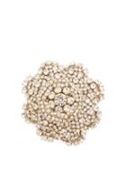 Matchesfashion.com Rebecca De Ravenel - Ava Crystal Embellished Flower Brooch - Womens - Crystal