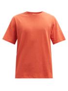 Matchesfashion.com Raey - Slubby Cotton-jersey T-shirt - Mens - Brown