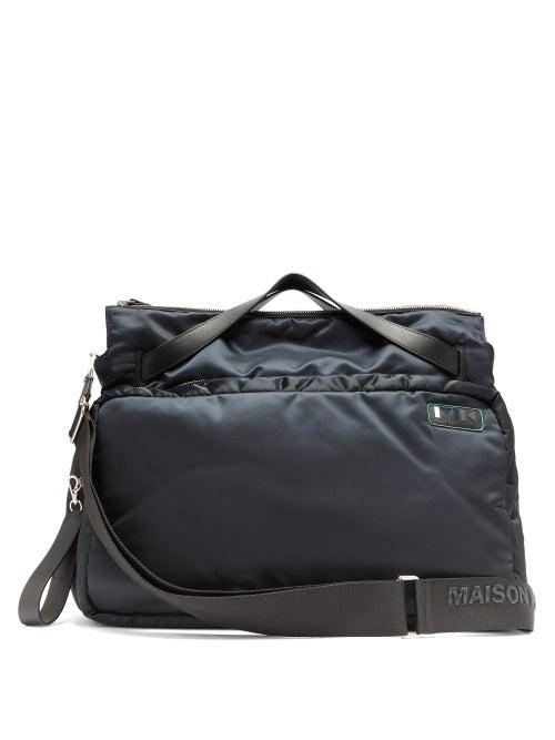 Matchesfashion.com Maison Kitsun - Big Kool Mk Play Logo Appliqu Holdall - Mens - Navy