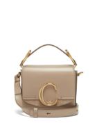 Matchesfashion.com Chlo - The C Mini Leather Cross-body Bag - Womens - Grey