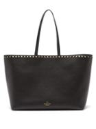 Ladies Bags Valentino Garavani - Rockstud Leather Tote Bag - Womens - Black