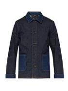 Matchesfashion.com A.p.c. - Mathis Point Collar Denim Jacket - Mens - Indigo