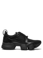 Matchesfashion.com Givenchy - Jaw Leather And Neoprene Low Top Trainers - Mens - Black