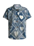 Redvalentino Short-sleeved Heart-print Shirt