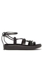 Matchesfashion.com Ancient Greek Sandals - Alcyone Wrap Around Leather Sandals - Womens - Black