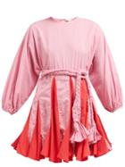 Matchesfashion.com Rhode Resort - Ella Cotton Dress - Womens - Pink