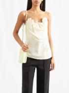 Toteme - Gathered Off-the-shoulder Silk Top - Womens - Ivory