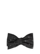 Matchesfashion.com Alexander Mcqueen - Skull Jacquard Silk Bow Tie - Mens - Black