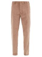 Matchesfashion.com Altea - Dumbo Elasticated-waist Slim-fit Trousers - Mens - Brown