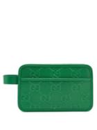 Matchesfashion.com Gucci - Gg Monogram Leather Wash Bag - Mens - Green