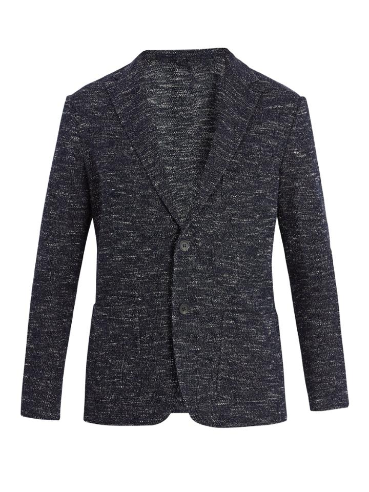 Altea Single-breasted Cotton-blend Blazer