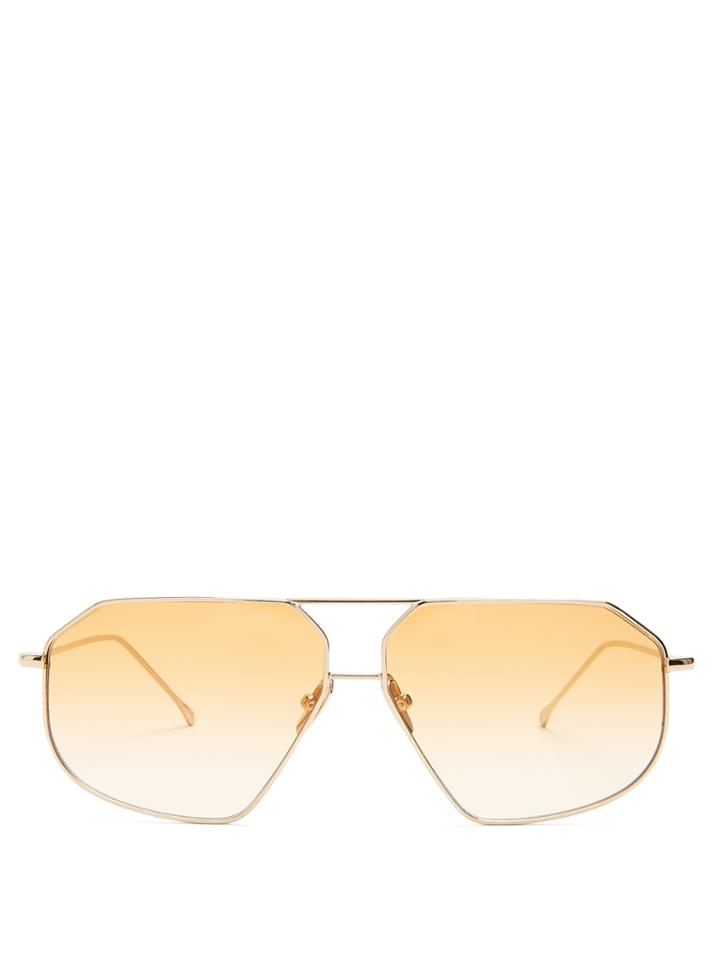 Prism Santiago Metal Aviator Sunglasses