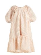 Matchesfashion.com Cecilie Bahnsen - Chrystal Fil Coup Organza Dress - Womens - Light Pink
