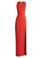 Elie Saab Open-back Stretch-cady Gown