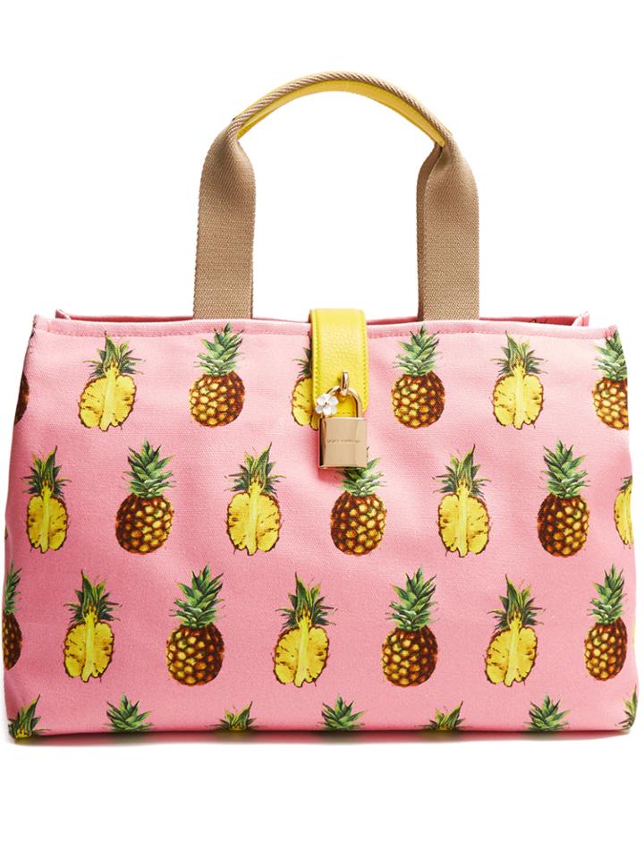 Dolce & Gabbana Pineapple-print Canvas Tote