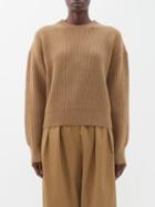 Joseph - Ribbed Merino Sweater - Womens - Camel