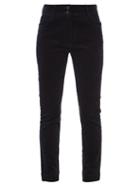 Cefinn - Tasha Cotton-blend Needlecord Trousers - Womens - Navy