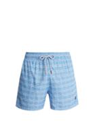 Matchesfashion.com Retromarine - Ball Print Swim Shorts - Mens - Blue