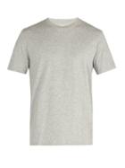 Matchesfashion.com Frame - Crew Neck Cotton Jersey T Shirt - Mens - Grey