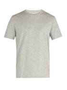 Matchesfashion.com Frame - Crew Neck Cotton Jersey T Shirt - Mens - Grey