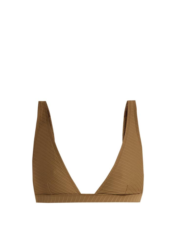 Zimmermann Textured Triangle Bikini Top