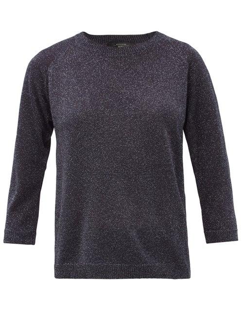Matchesfashion.com Weekend Max Mara - Milve Sweater - Womens - Navy